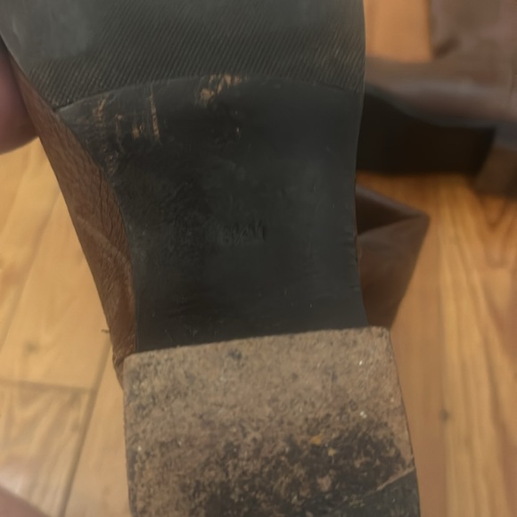 Brown tall riding boots Tory Burch 8.5, good condition - Picture 5 of 14